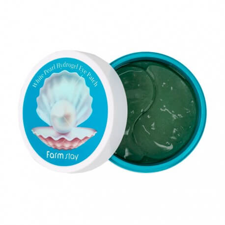 FarmStay Освітлювальні гідрогелеві патчі із перлами White Pearl Hydrogel Eye Patch, 60 шт.