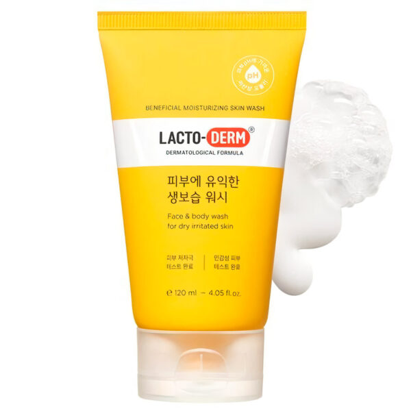 CKD Универсальное очищающее средство для лица и тела LACTO-DERM Beneficial Moisturizing Skin Wash, 120 ml CKD Универсальное очищающее средство для лица и тела LACTO-DERM Beneficial Moisturizing Skin Wash, 120 ml