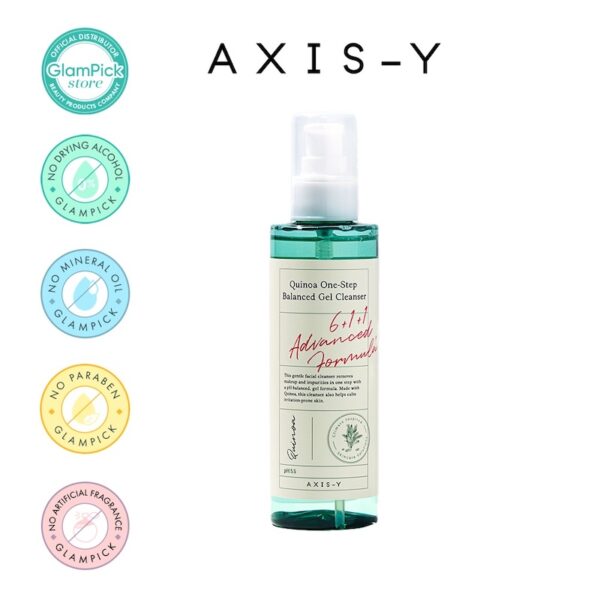Axis-Y Очищающий гель с киноа Quinoa One-Step Balanced Gel Cleanser, 180 ml