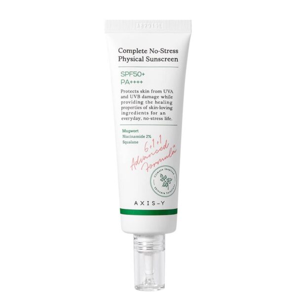 Axis-Y Солнцезащитный крем Complete No-Stress Physical Sunscreen, 50 ml