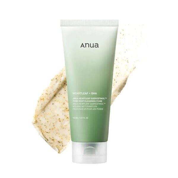 Anua Глибоко очищувальна пінка для вмивання Heartleaf Quercetinol Pore Deep Cleansing Foam, 150 ml Anua Глибоко очищувальна пінка для вмивання Heartleaf Quercetinol Pore Deep Cleansing Foam, 150 ml