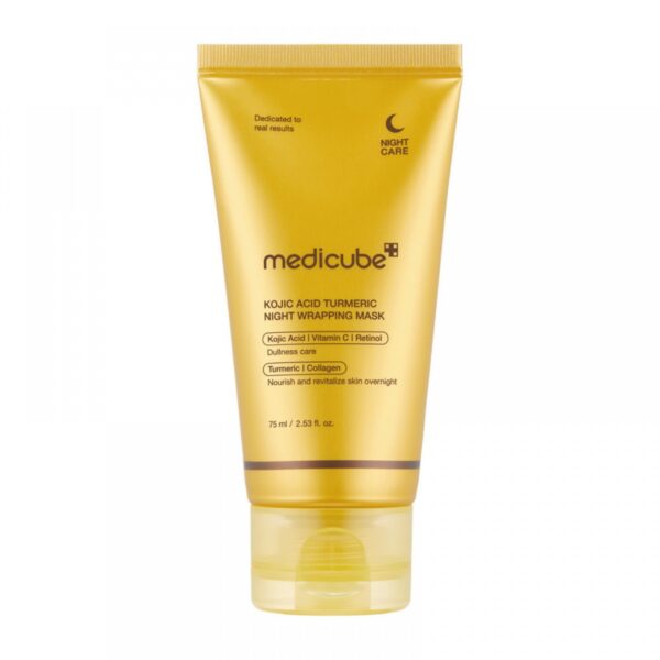 Medicube Ночная маска-пленка с койевой кислотой и куркумой Kojic Acid Turmeric Night Wrapping Mask, 75 ml