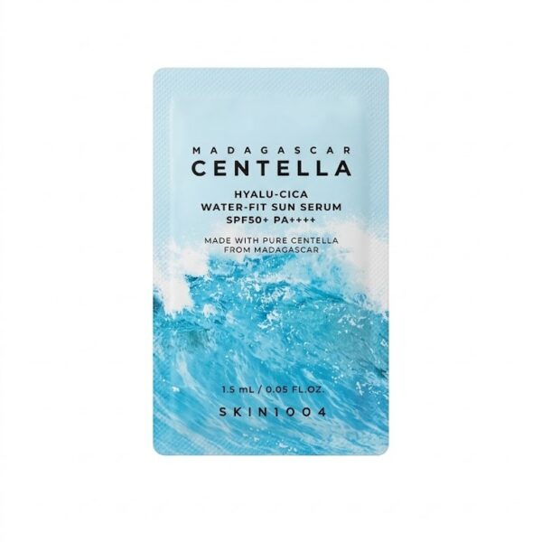 SKIN1004 Сонцезахисна сироватка з центеллою та гіалуроновою кислотою Madagascar Centella Hyalu-Cica Water-Fit Sun Serum SPF50+ PA++++, 1,5 ml